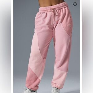 Alo Pink Jogger Sweatpants